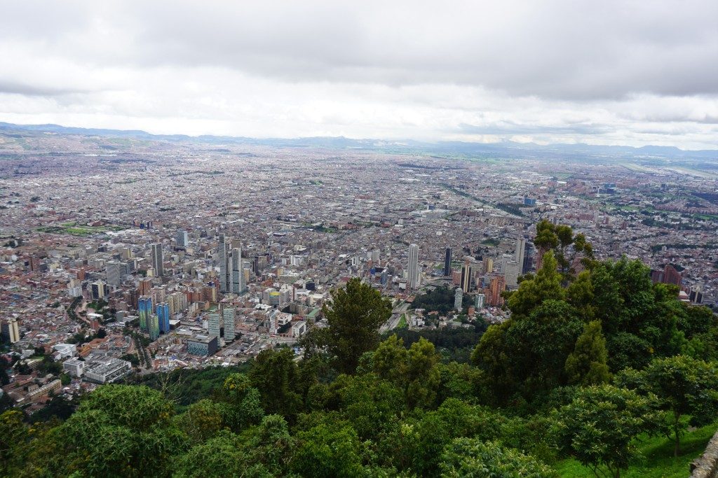 Bogota from Monserrate Bogota from Monserrate