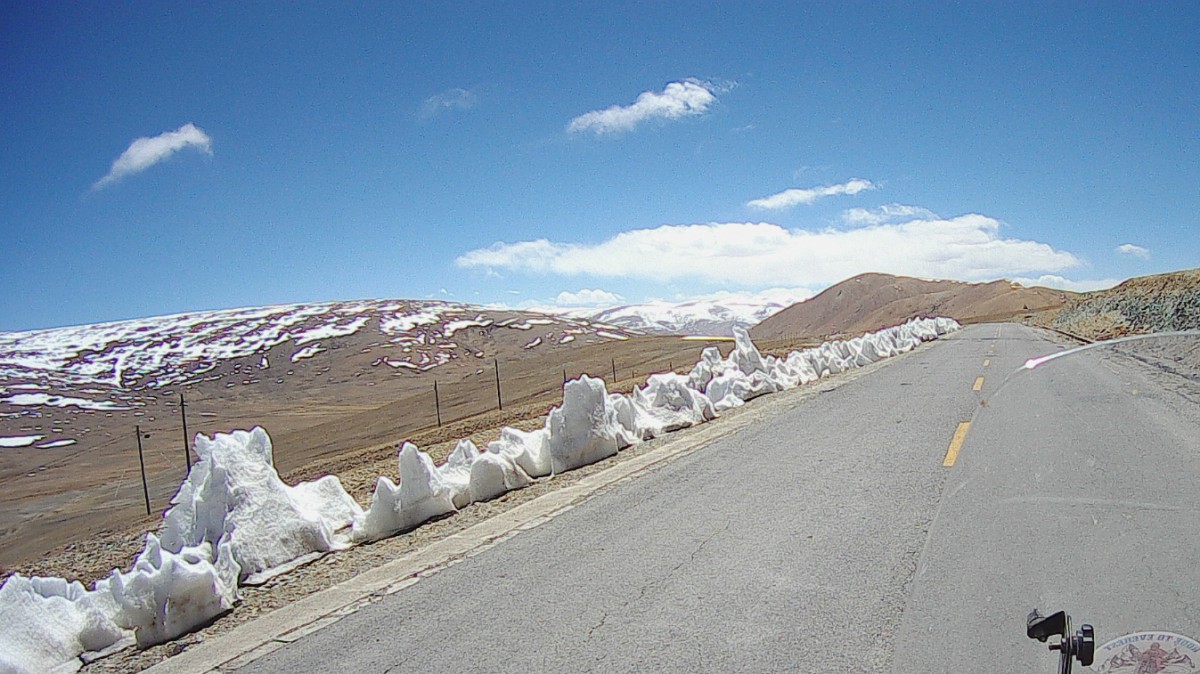 This is close to 5000m elevation and it was cold.