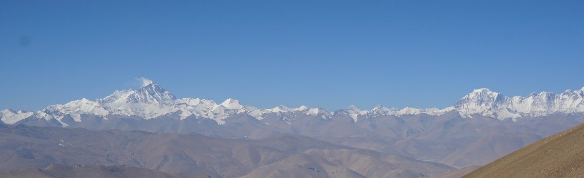 5 peaks above 5000m. The photo does not give justice to the amazing view.