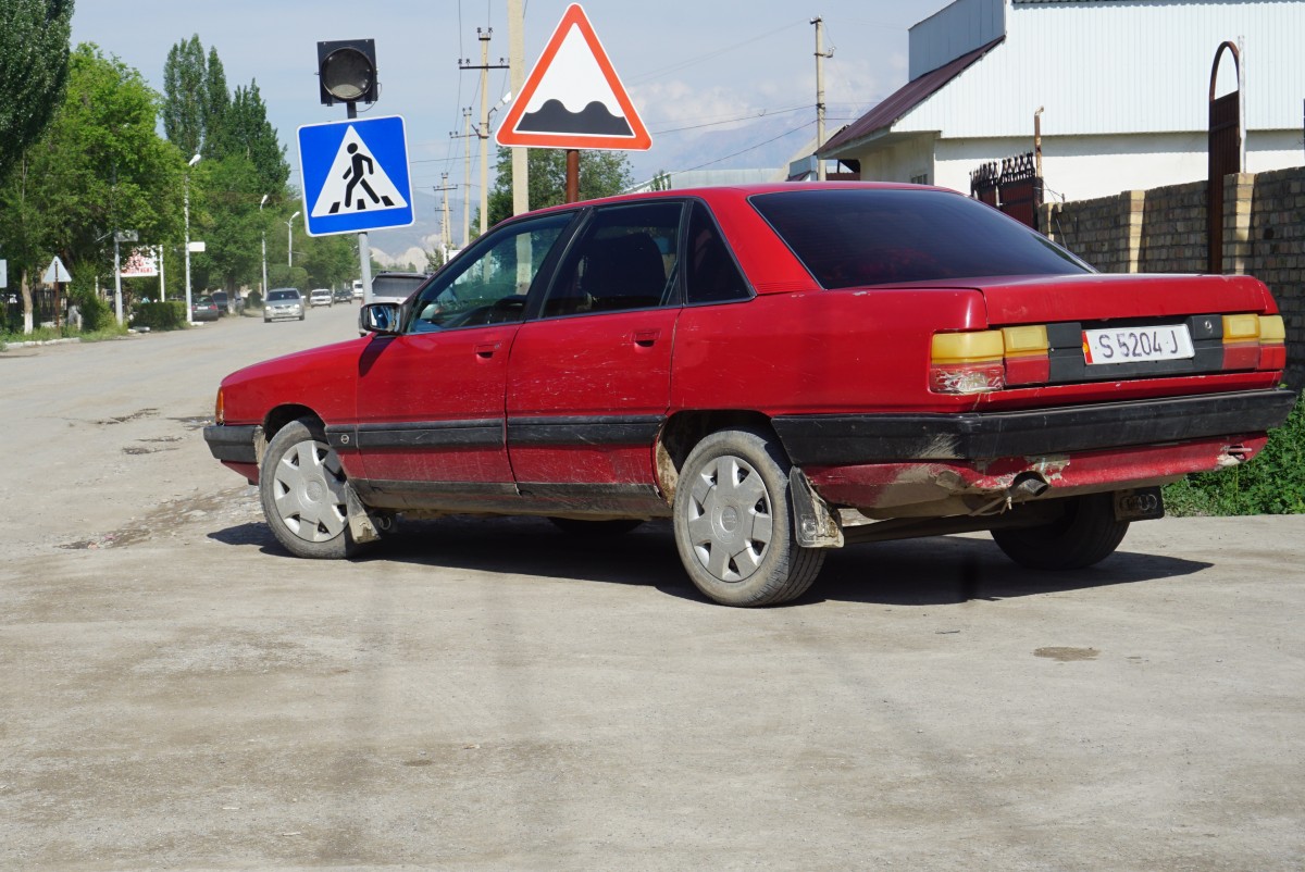 Remember the 80's Audi 100? I think they're all in Kirgistan!