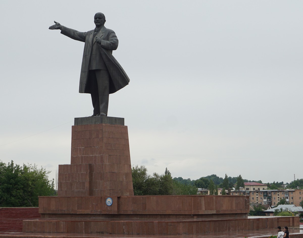 Statue of Lenin (?).