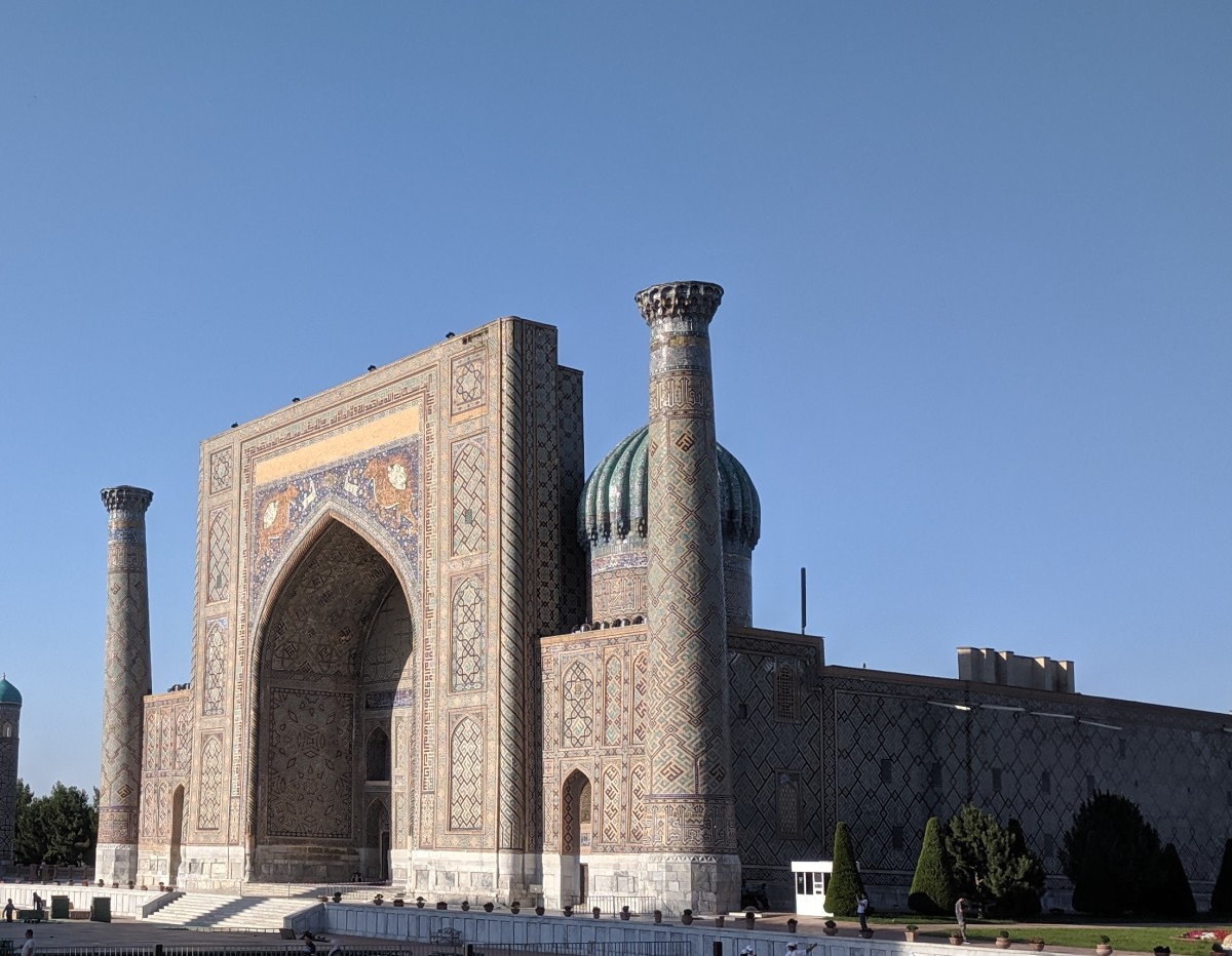 Mosque at the Registan.