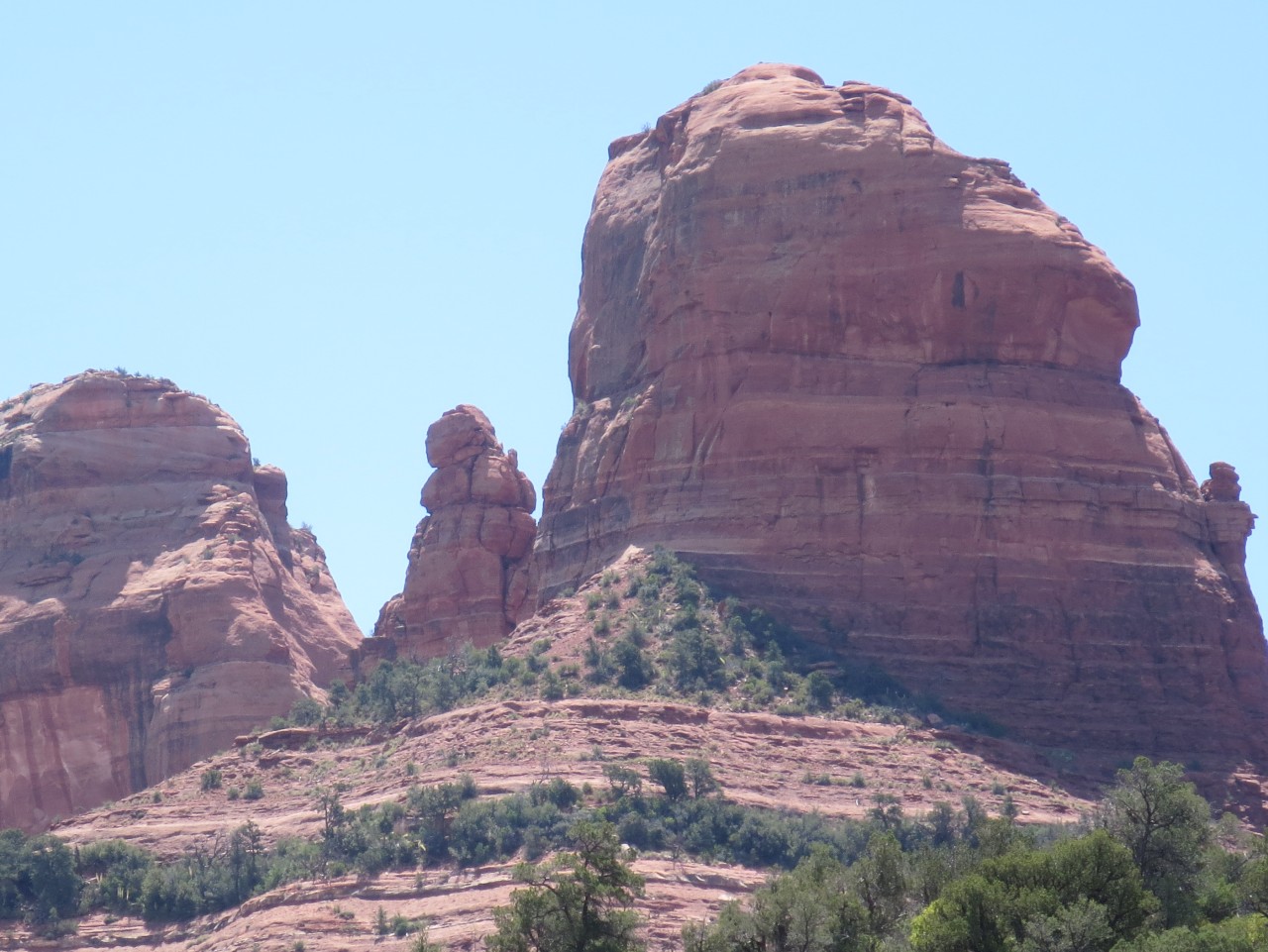 Red rock formations around Sedona.